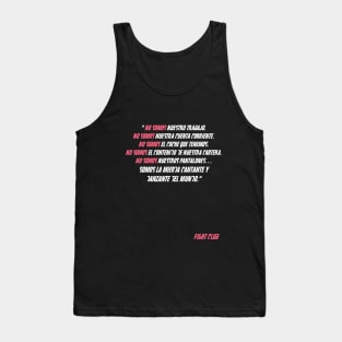 Fight Club - No somos Tank Top